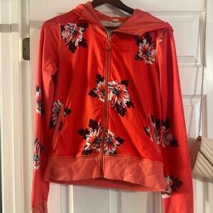 Lululemon Athletica Coral Zip-Up Jacket